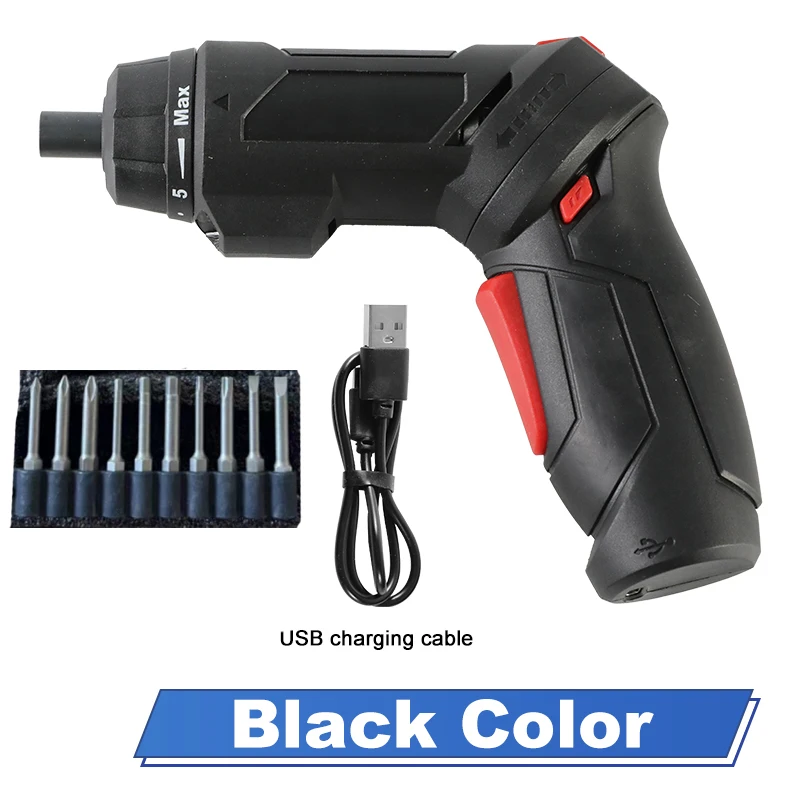 

Electric Screwdriver Battery Rechargeable Cordless Screwdriver Powerful Impact Wireless Screwdriver Drill Electric Screw Driver