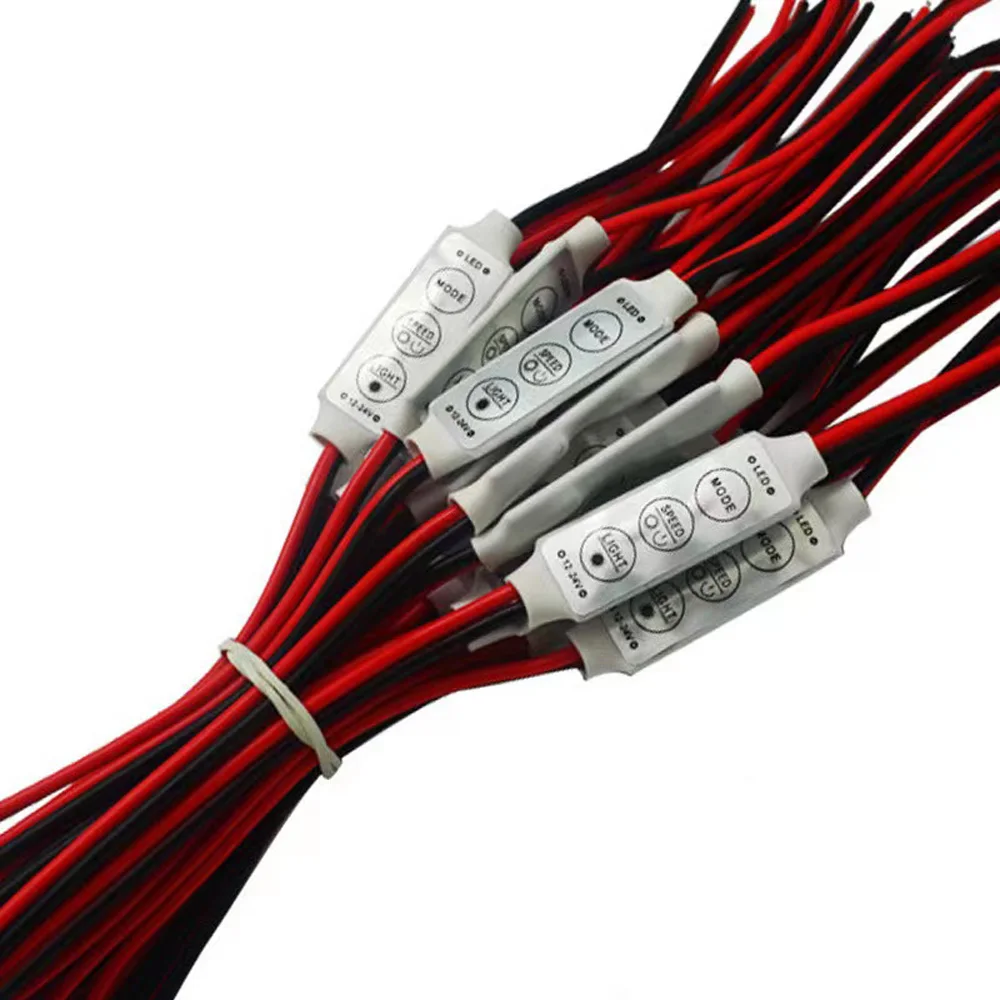 5 Pack 12V Wired Control Module Strobe Flash for Car Or Household LED Strip Bulbs - Easy Drop Shipping