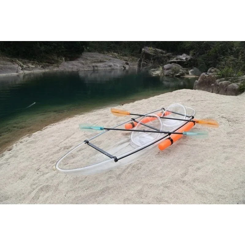 

Remote control electric boat, transparent electric boat PC transparent boat processing
