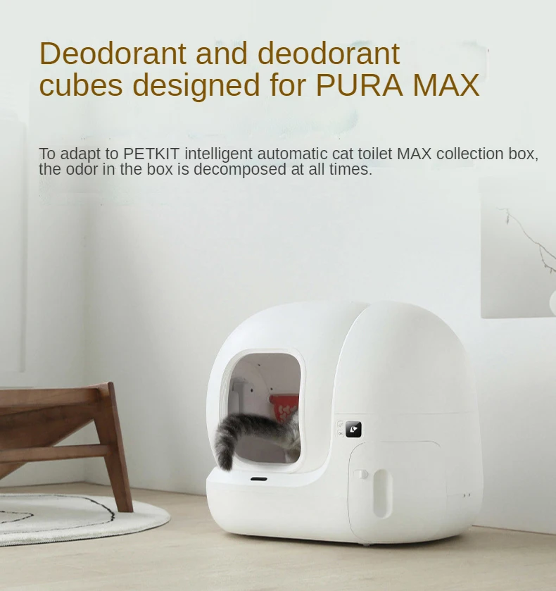 Deodorant Odor Eliminator N50 for Petkit Pura Max Self-Cleaning Cat Litter Box Original Cat Toilet Odor Control Air Cleaning