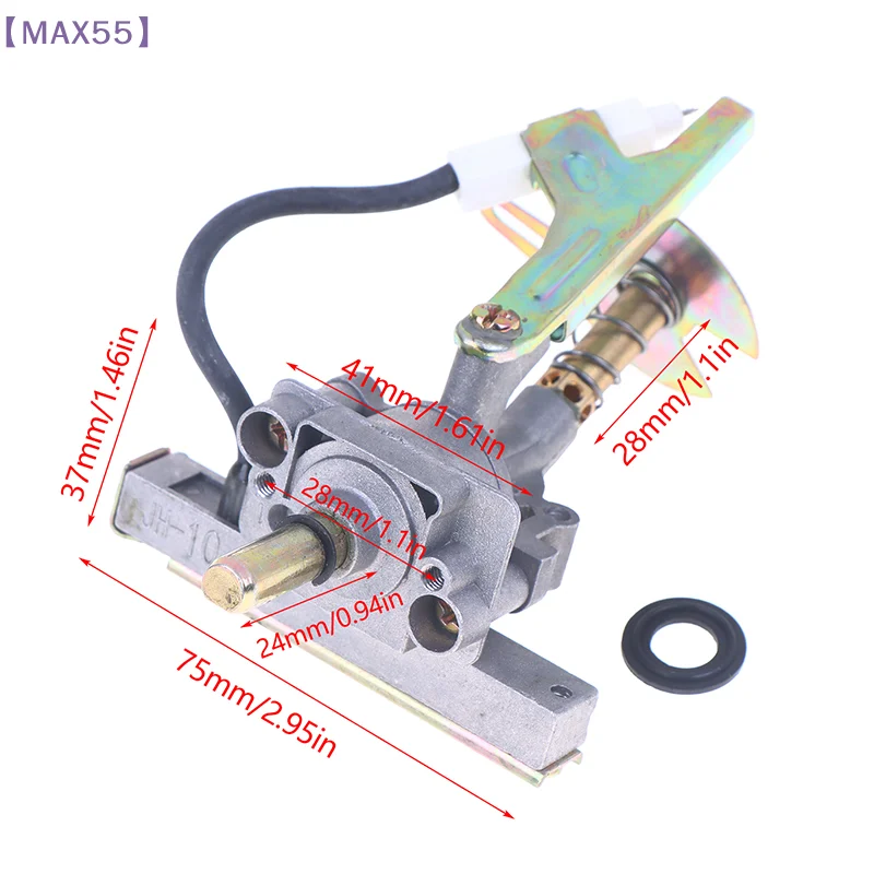 【MAX-55】1Pcs  Grill Gas Valve Replacement Regulator Supplies Liquefied Petroleum Gas Natural Gas Metal Thrower Outlet