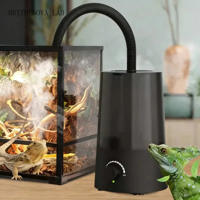 Reptile Humidifier Large Capacity Adjustable Reptile Terrarium Silent Humidifier Desktop Plant Nebulizer Reptiles Pet Supplies