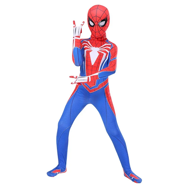 Anime Game PS4 Spiderman Costume Superhero Spiderman Cosplay Zentai Jumpsuit Bodysuit Halloween Carnival Party Costumes