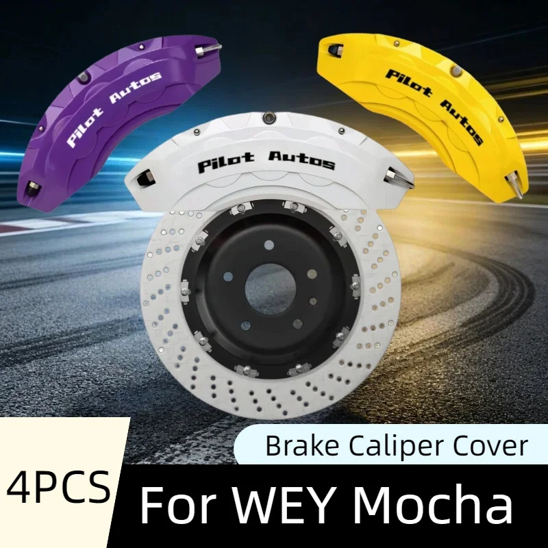 For WEY Mocha Aluminum Alloy Brake Caliper Cover Kit For WEY Mocha 2.0T PHEV AWD 5‑Door SUV