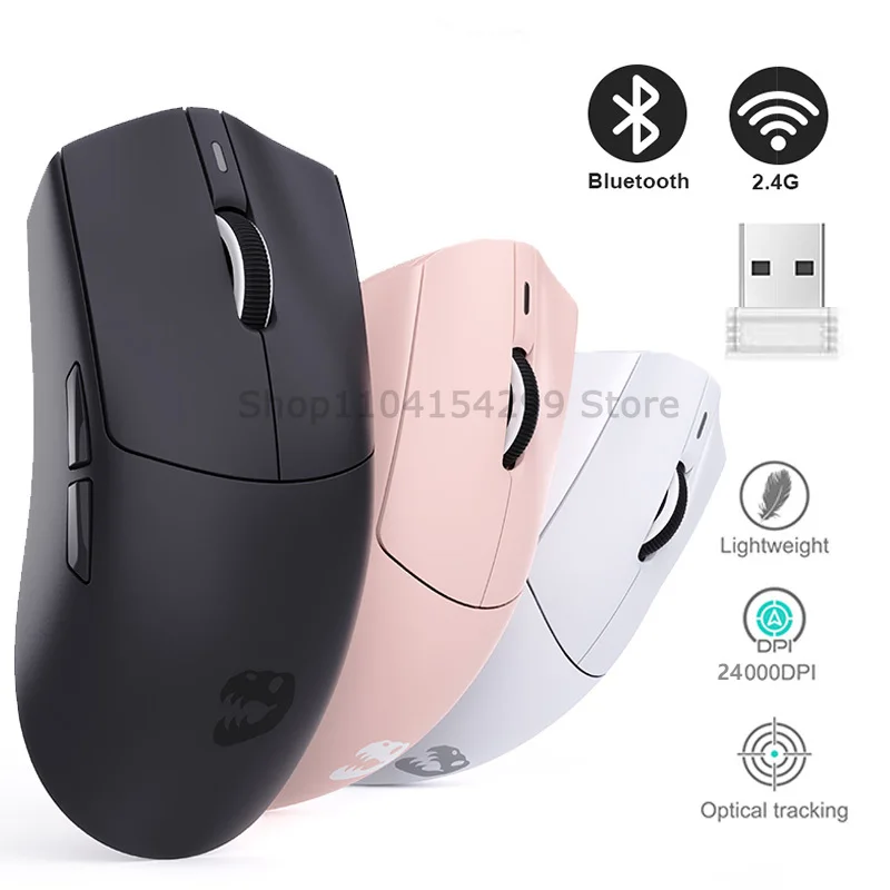 Gaming Mouse Bluetooth Wireless Mouse Wired USB for Laptop Computer Wireless Mice Rechargeable Ergonomic Mouses Gamer Accessorie