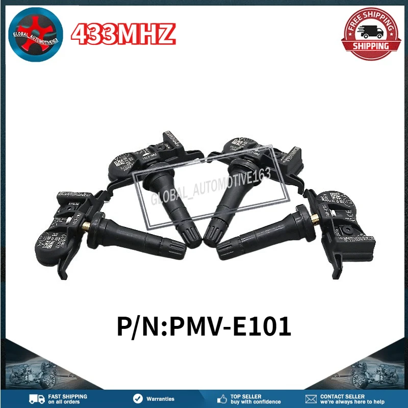 tpmsセンサー-タイヤ空気圧監視システム-pmv-e101-40700-6lb0a-433mhz-日産-タイタン-2014-2016-インフィニティ-qx50-2018-2024用