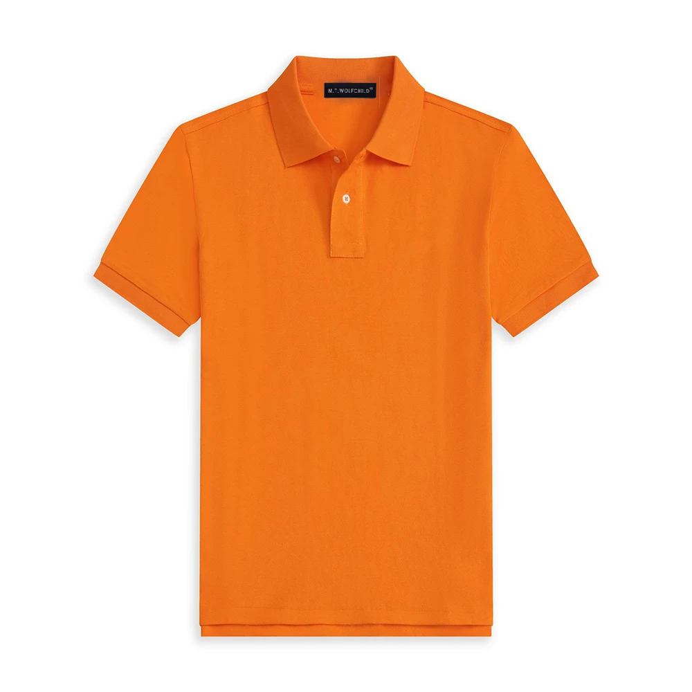 High Quality 100% Cotton Summer New Men Polo Shirts Short Sleeve Lapel Sportswear Hommes Polos Shirt Fashion Male Clothes Tops