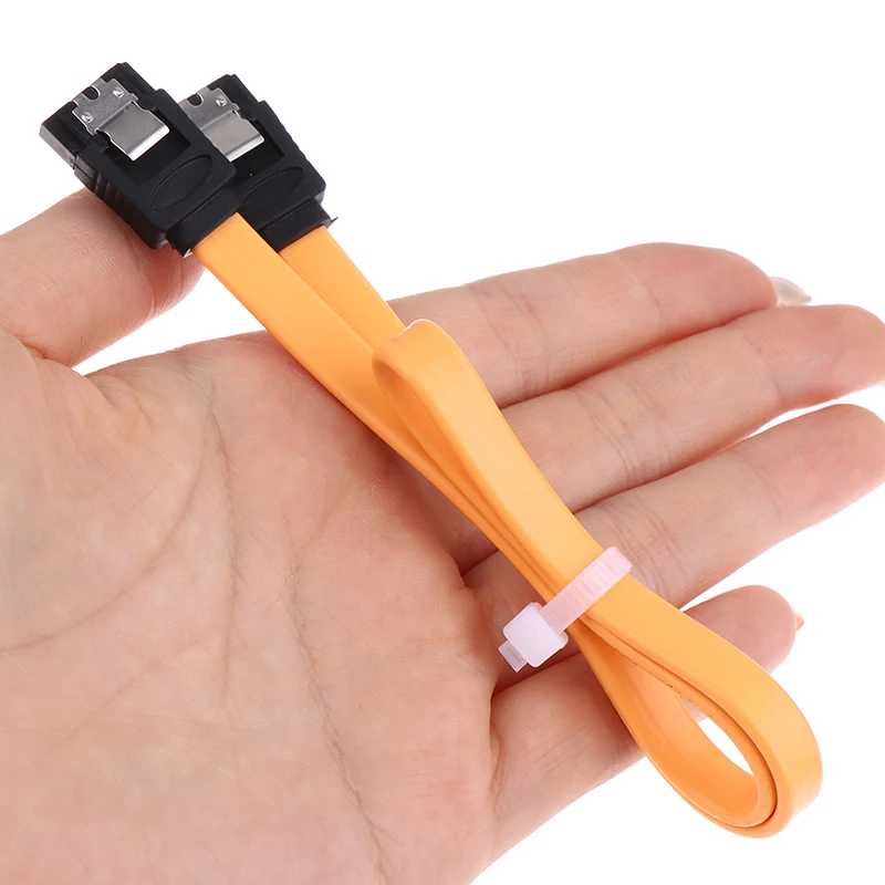 10pcs 40cm SATA 3.0 Cable SATA 3.0 III SATA3 6GB/s Hard Drive Data Cable Cord SAS Cable Dual Channel Straight Wire