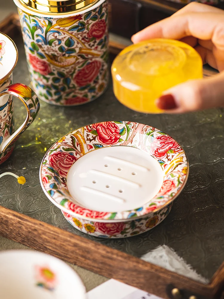 

Элегантная подставка для мыла Cerc для ванной комнаты, без запаха, для домашнего использования, креативный дизайн, не требует сверления