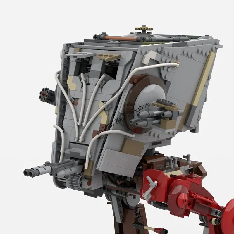 ใหม่ 1568PCSที่มีชื่อเสียงStar Battleภาพยนตร์MOC AT-ST Raiderหุ่นยนต์DIYสร้างสรรค์ไอเดียของเล่นเด็กประกอบปริศนาของขวัญวันเกิด