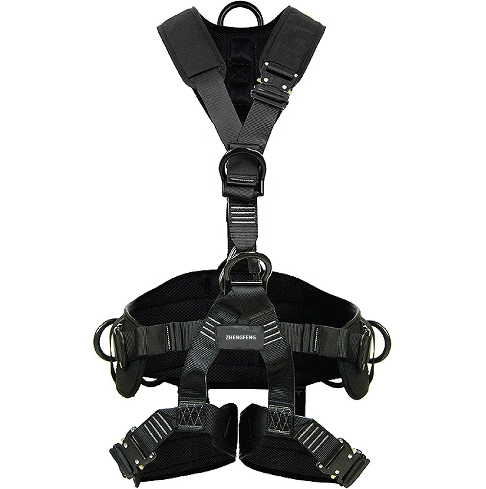 Customized High Load-bearing Full Body Safety Harness For Mountaineering And Rock Climbing Rescue