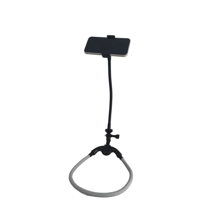 

Держатель для мобильного телефона на шею для записи видео, подставка для съемки, держатель для мобильного телефона на гибкой стойке, подставка для кровати для iPhone