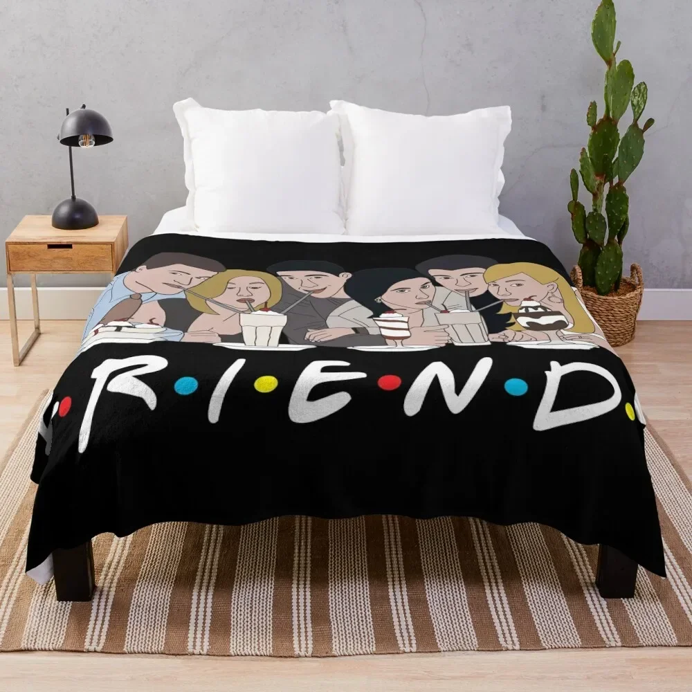 Friends Milkshake Throw Blanket Luxury St Single Blankets For Bed sofa bed Blankets