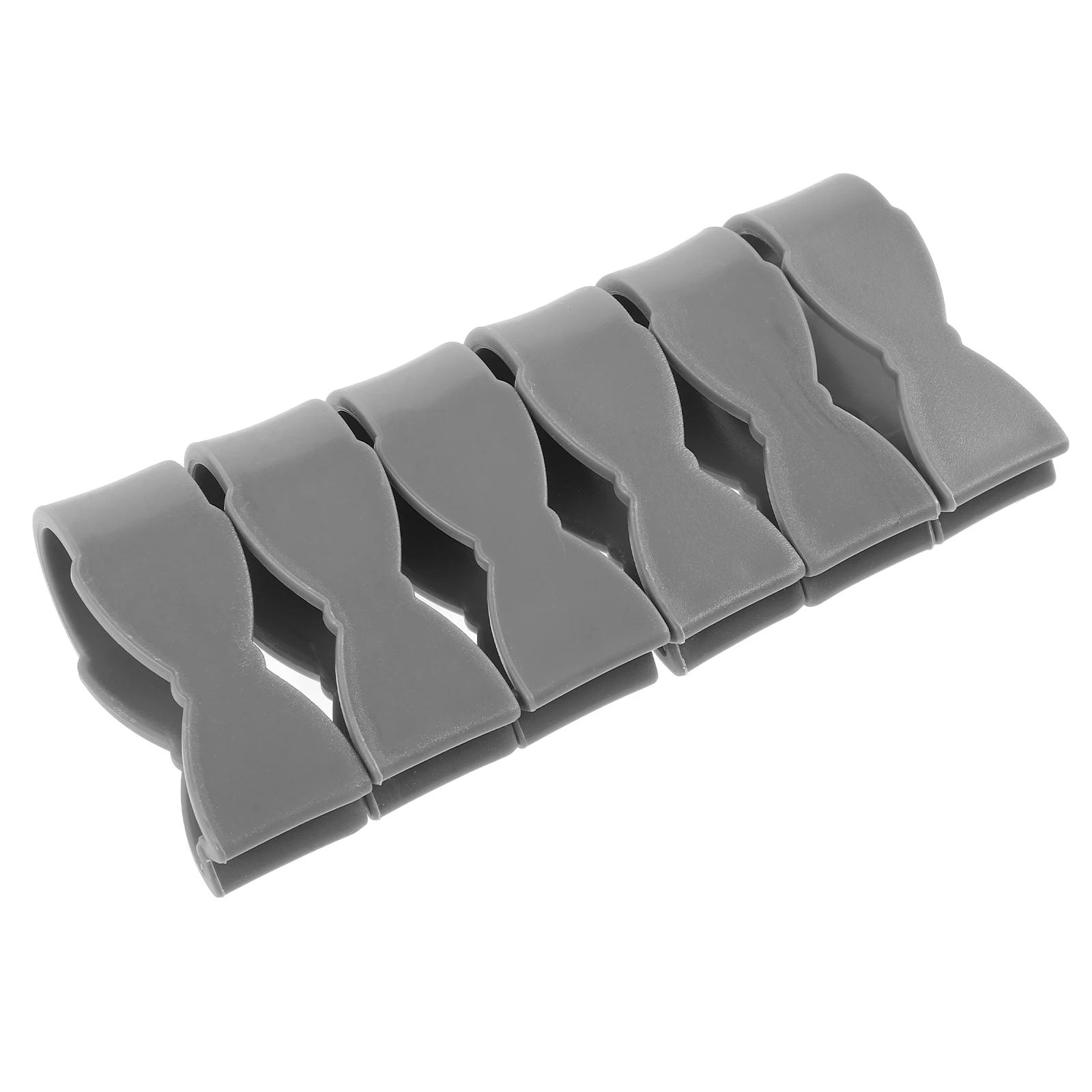 

6pcs Kitchen Towel Clips Lightweight Space-Saving Bath Towel Holders Plastic Clothes Clips Windproof Laundry Quilt
