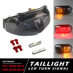 FZ1 FZ8 Motorcycle LED Taillights Brake Assembly With Steering Rear Tail Light For YAMAHA 2006-2013 Motorbike Modified Parts