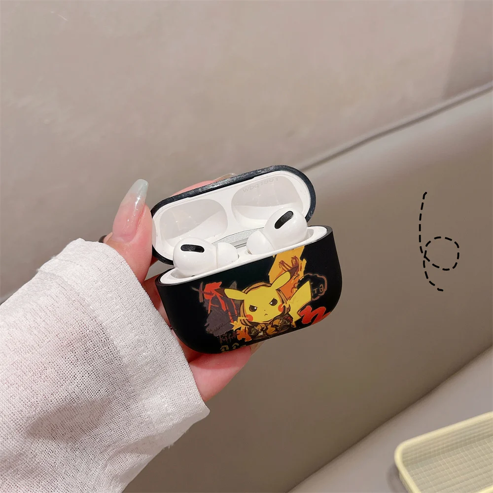 Anime Pokemon Cute Pikachu Earphone Case for Airpods 2 pro pro2 3rd 4 Cartoon Wireless Bluetooth Headphone Protective Cover