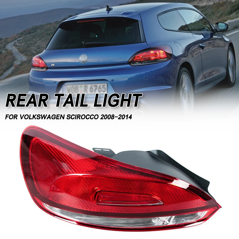 Left/Right Side Car Tail light Rear Bumper Light Stop Brake Lamp Turn Signal Warning For VW Volkswagen Scirocco 2008-2014