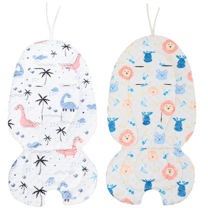 

Infant Car Seats Insert Reversible & Breathable Cushions Baby Car Seats Support Pillow Lovely Pattern Designs for Drop shipping