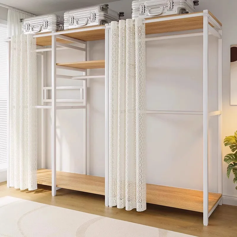 

Simple wardrobe bedroom household cloakroom shelf corner