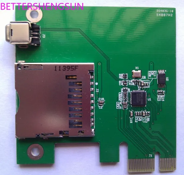 PCIE to SDIO card reader for desktop   Support SD SDHC SDIO2.0 win MP230