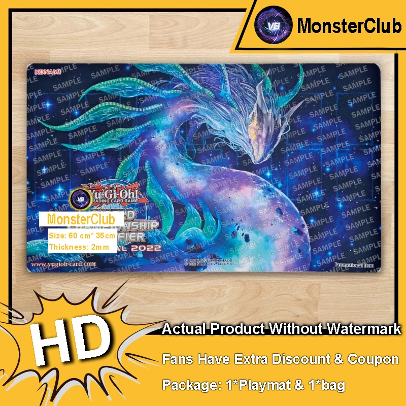 

YuGiOh Playmat Ghoti of The Deep Beyond TCG CCG Коврик для настольной игры Коврик для торговых карточных игр Резиновый коврик для мыши Сумка 600x350x2 мм