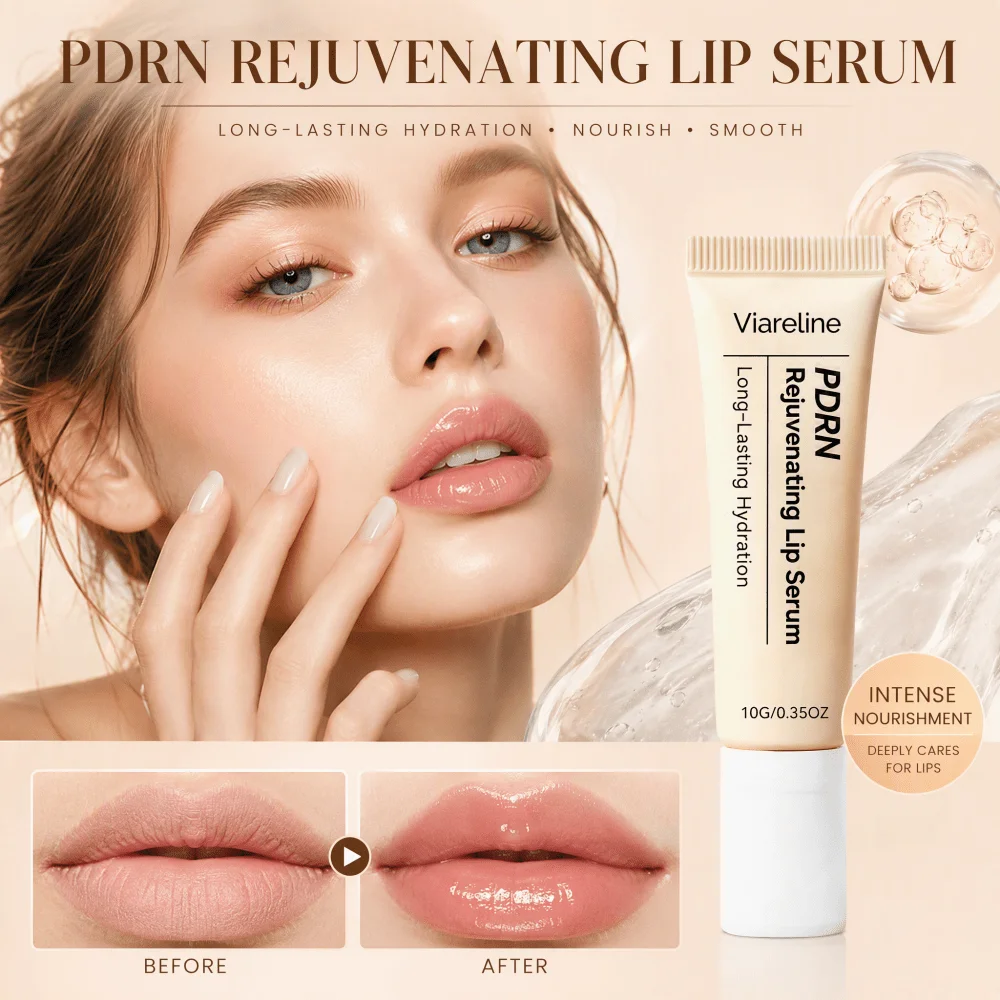 PDRN Lip Repair Essence, Conditioning Lip Nourish Serum, Soften coarse lip surface and lessen muted tone, Sustained hydrating effect for dry-prone lips, Foster natural bright lip finish, Fine Skincare Gift Choice, 10 ml/0.35 Fl.Oz