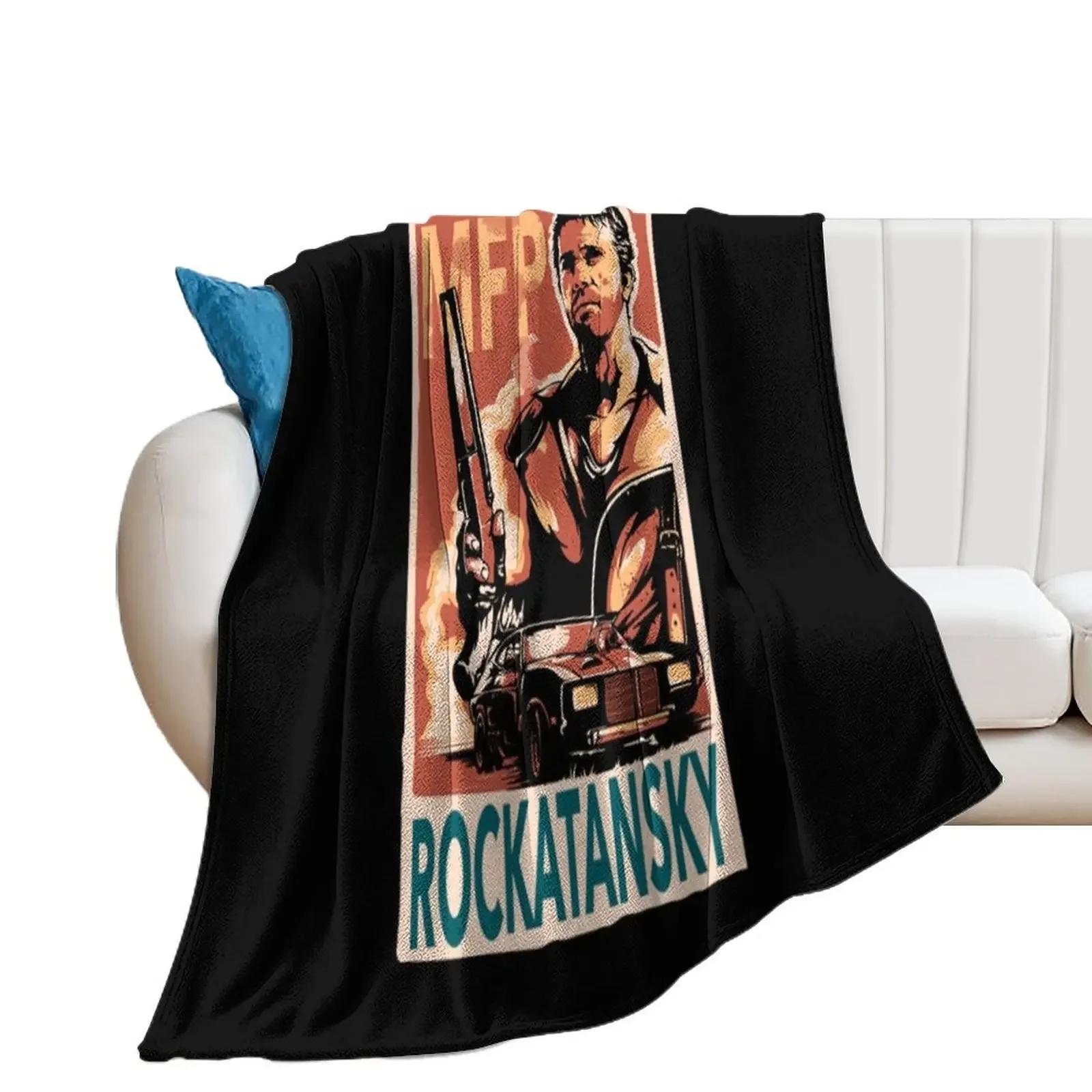 Mad Max, Rockatansky Throw Blanket Summer Beddings valentine gift ideas Thermals For Travel Blankets