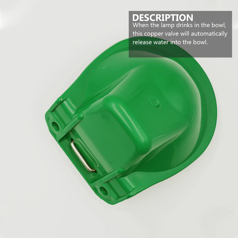 

1Pcs Automatic Drinking Fountain for Chickens Pigeons Quail Sheep Copper Valve Technology No Spill Waterer Heavy Duty Plastic