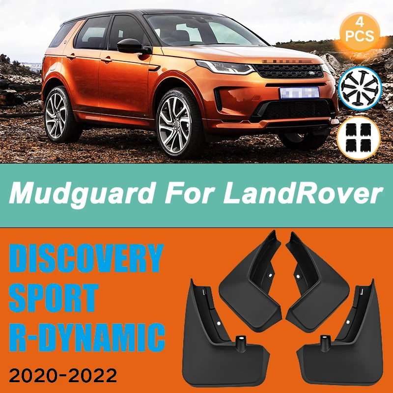 

For LandRover Discovery Sport R-dynamic 2020-2022 Automotive Tire Mudguard Waterproof Prevent Mud Splashing Car Mud Flaps 4pcs