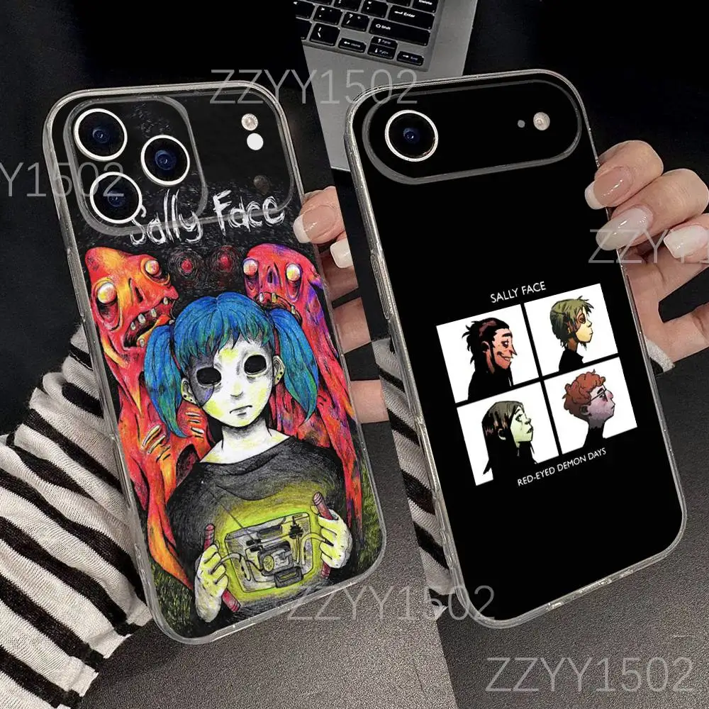 

Game Sally Face Larry Phone Case For iPhone 17,16,15,14,13,12,11 Pro,Max,Plus,X,XS,XR,SE4,E Mini Transparent Soft