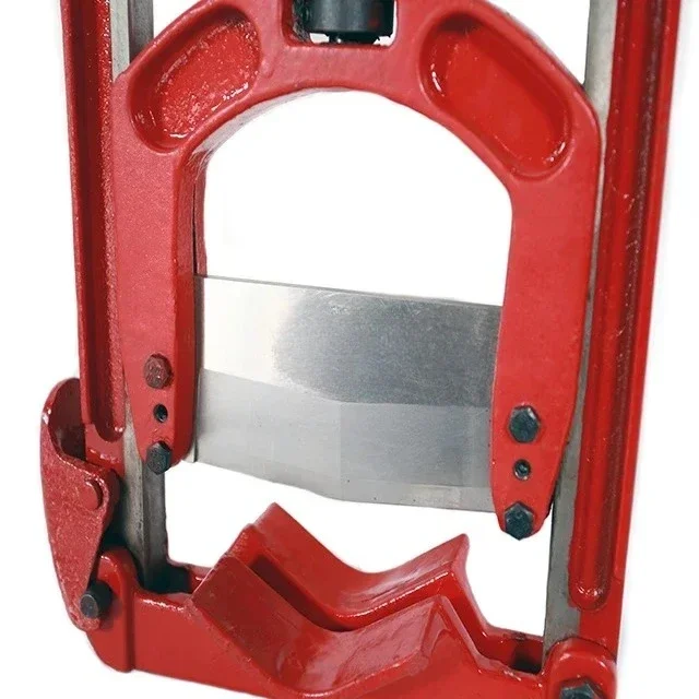 Hot sale 62mm-125mm small manual guillotine pvc pipe cut machines