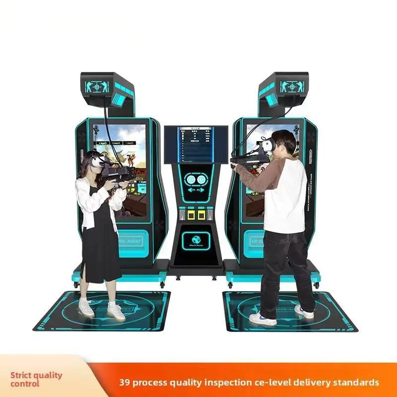 

Shadow Power Game Machine Virtual Body Sensing All-In-One Dual Player Simulation Shooting Experience Center Large Arcade VR