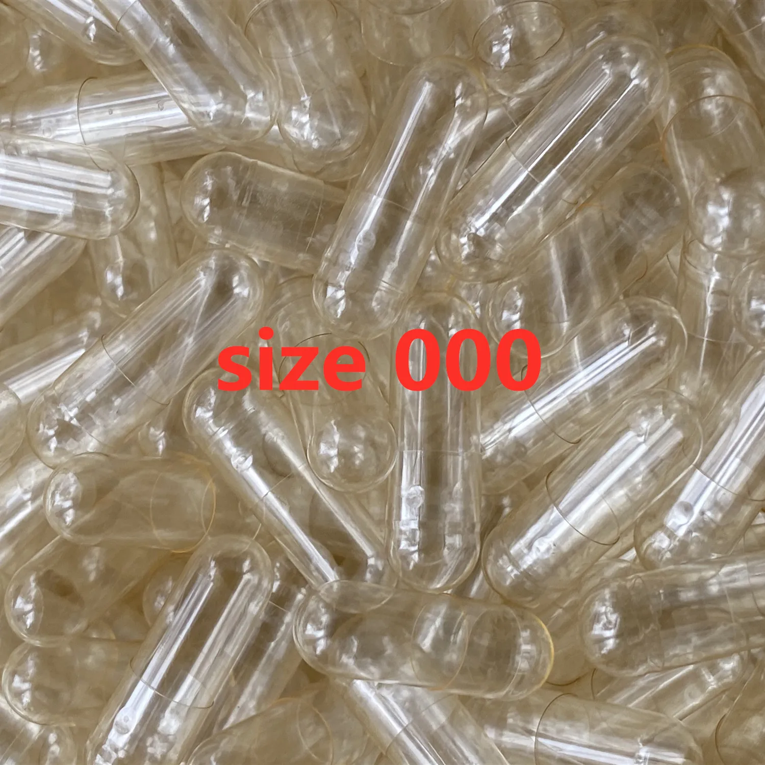 000 Empty Capsules 1000 Units Empty Capsules 000  Transparent Hard Gelatin Empty Capsule  000# Clear Capsule Shells
