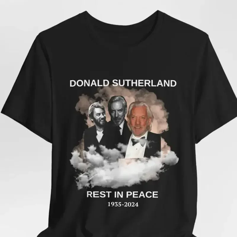 Donald Sutherland T Shirt Rip 1935 2024 Thank You For Your Memories