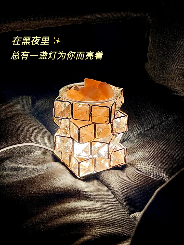 The product can be customized.Natural Himalayan Salt Lamp Sleeps at Night nightlight Aromatherapy Desktop Atmosphere