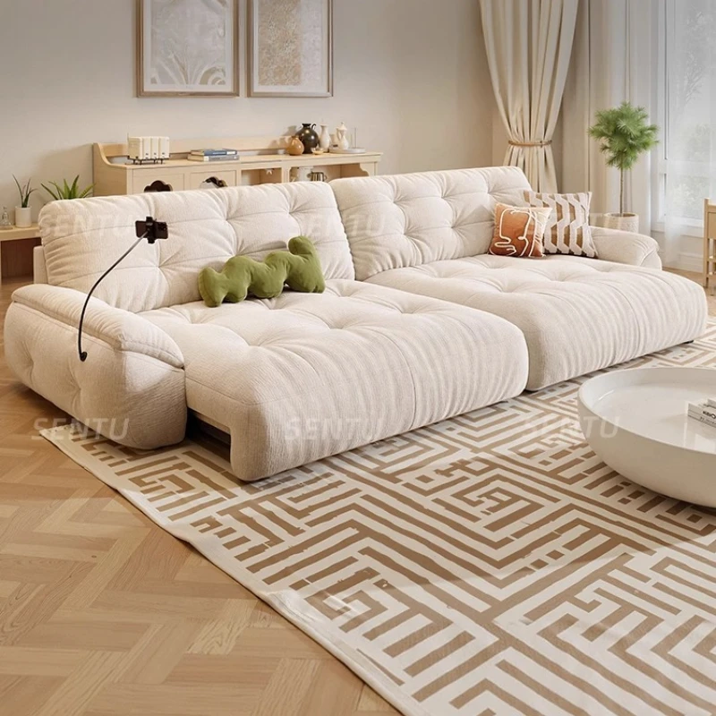 

Extendeble Comfortable Sofa Armrest Nordic Relaxing Living Room Sofa Lounge Soft Muebles Para Habitacion Home Accessories