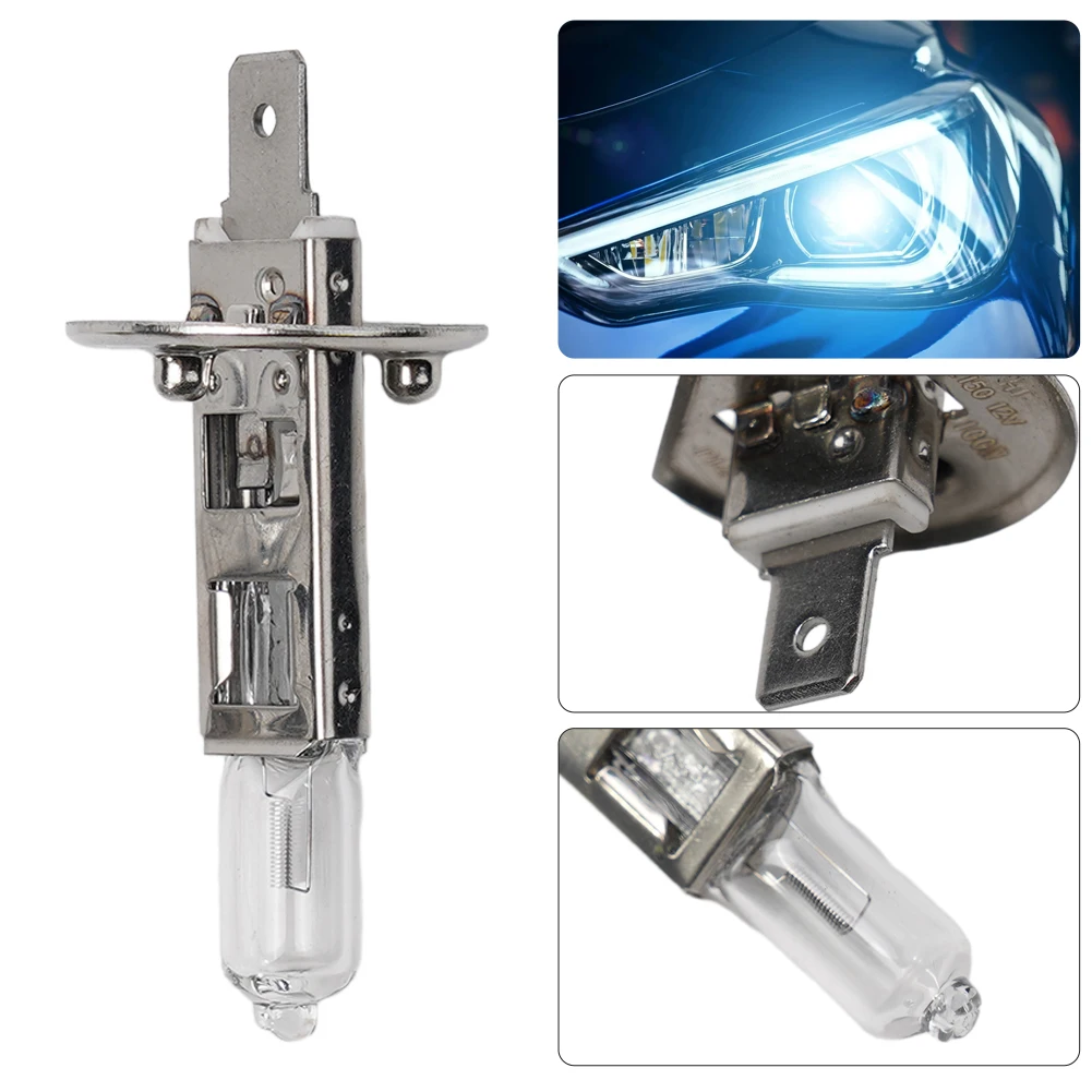 

Auto Accessories H1 Headlamp Bulbs Headlight Clear Colour Fog Light Bulbs Foglamp Front Warm White Light Color