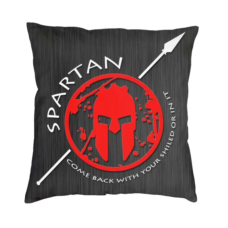 Fashion Spartan Race Sparta Spirit Square Throw Pillow Cover Decoration 3D Double-sided Print Cushion Cover for Car
