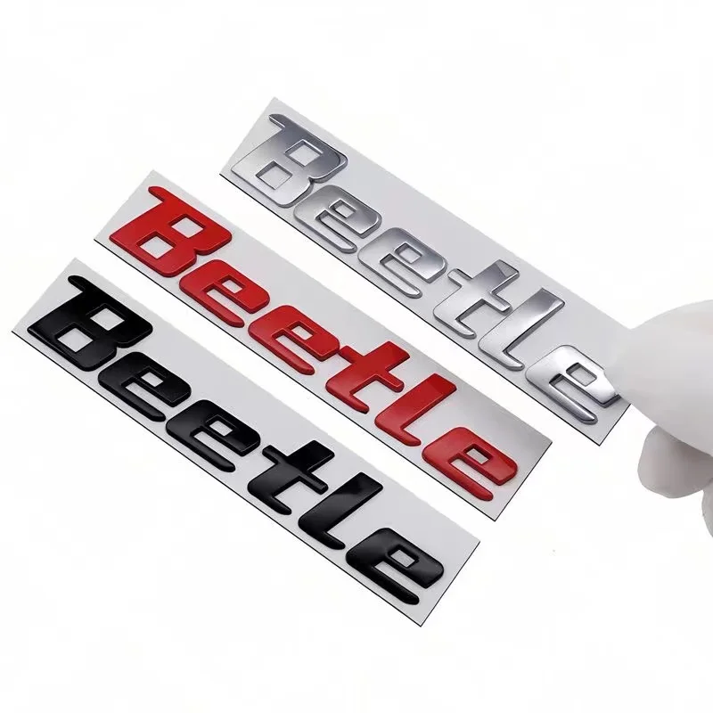 L\'adesivo Beetle è adatto per il logo inglese Beetle, l\'etichetta laterale del pannello fogliare, l\'adesivo in metallo, l\'adesivo del bagagliaio