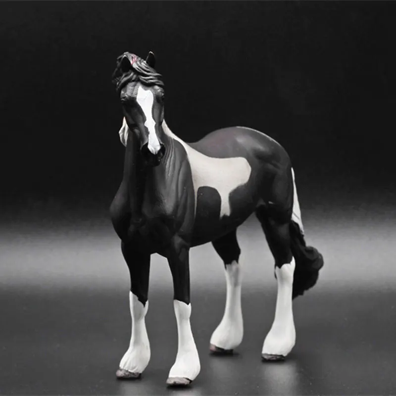 Baroque Pint Horse Figures Simulation PVC Animal Horse Model Toys Miniature Collection Doll Gift for children