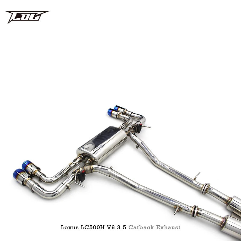 Catback Exhaust For Lexus LC500H 3.5 V6 2018-2022 Escape Stainless Steel SUS304 Exhaust Pipe Muffler Automobile Exhaust System