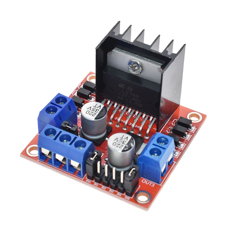 L298N Dual H Bridge DC Stepper Motor Drive Controller Board Module for Arduino smart car robot