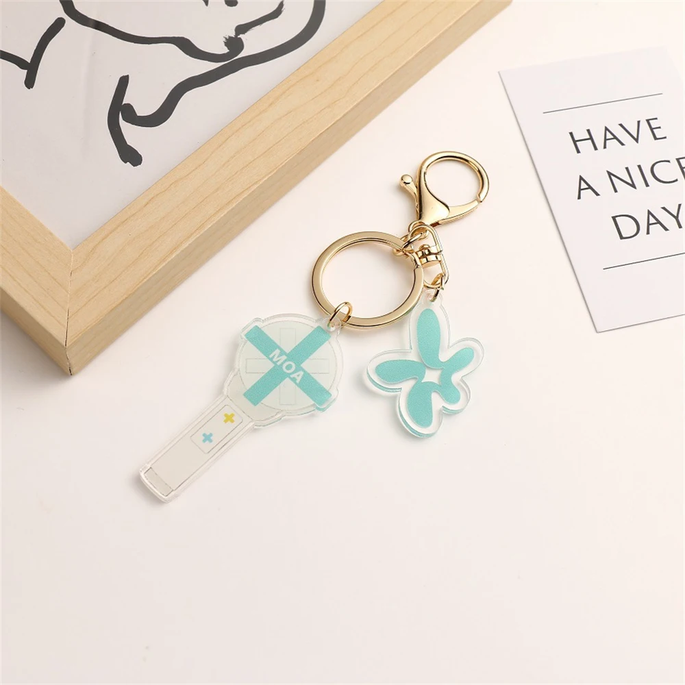 KPOP Keychain SOOBIN YEONJUN BEOMGYU Acrylic Keychain Light Stick Pendant Keyring Bag Accessories TAEHYUN HUENINGKAI MOA Gift