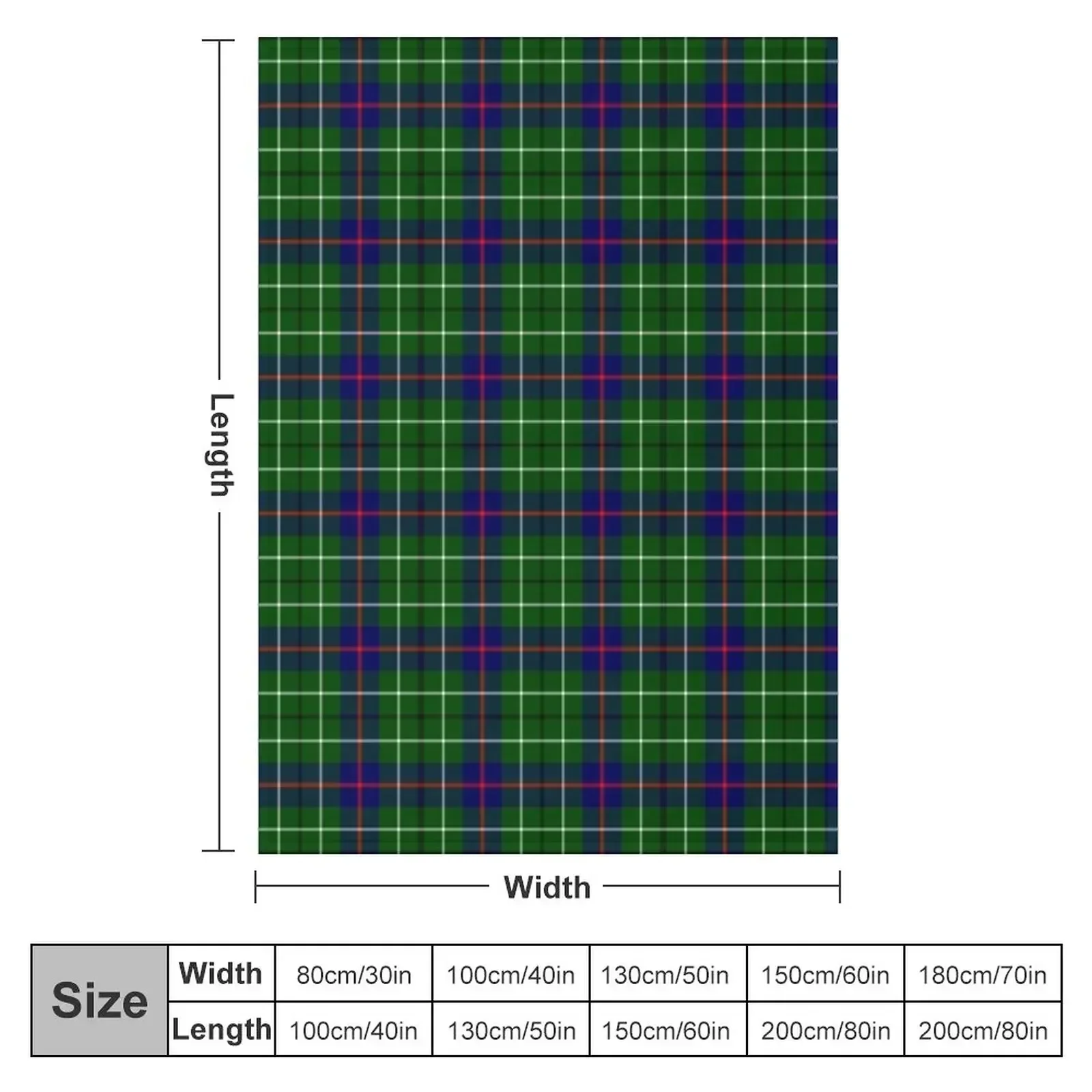 Clan Duncan Tartan Throw Blanket Blankets Sofas Of Decoration Beach Blankets