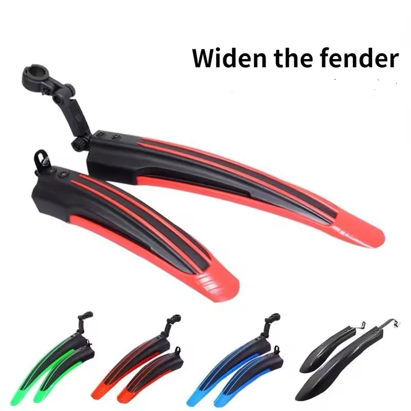 Bicycle Fender 26 Inch Mountain Bike Front and Rear Fenders Rain Fenders Front and Rear Pair of Mud Boards Bicycle Accessories