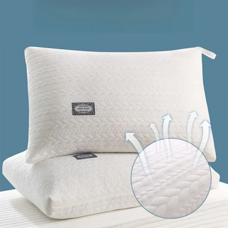 48x74cm Orthopedic Pillow Insert Knitted Twist Massage for Cervical Support&Sleep Aid Non-Collapsing Support Student&Adult Use