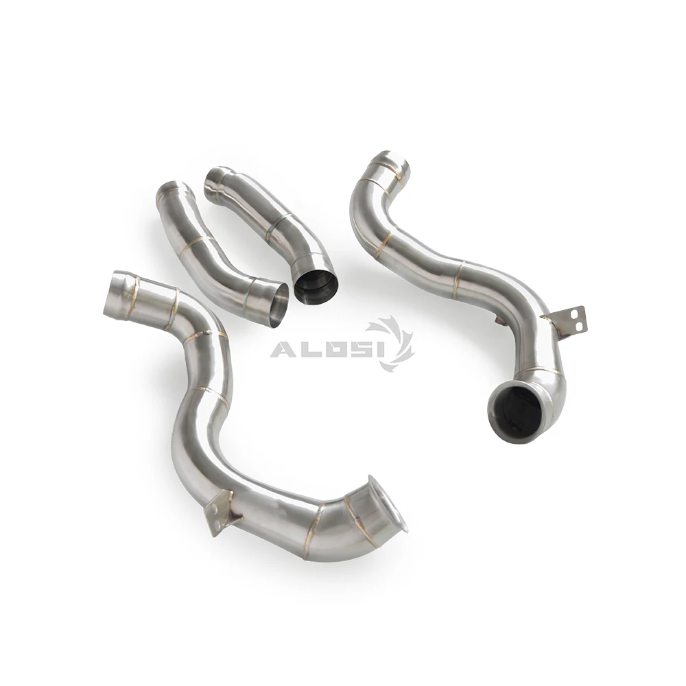 Sports exhaust suitable for Mercedes Benz GLC63 AMG 4.0T 2016-2022 Stainless Steel High Performance Exhaust catless Downpipe