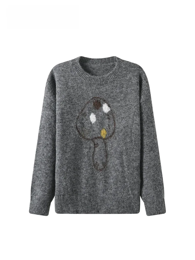 

CaraCLUB большие размеры, круглый трикотаж Ne Long Sve, женский осенне-зимний новый топ Lazy Faion для полной сестры