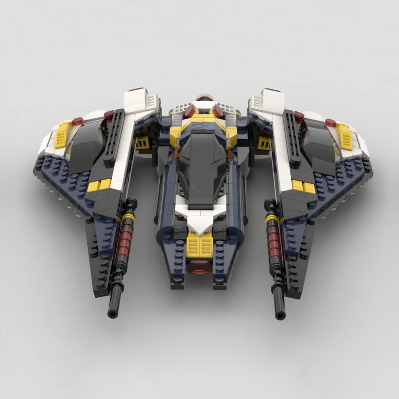 683pcs MOC NST-001 Cobra Interceptor Space Model Building Blocks Construction Christmas Gift Toys Idea Brick Art Collection