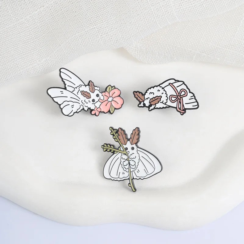 Cute Animal Enamel Brooch Lapel Pin Doctor Duck Sunflower Cat Music Penguin Goose Bear Metal Badge Punk Jewelry Gift For Friend